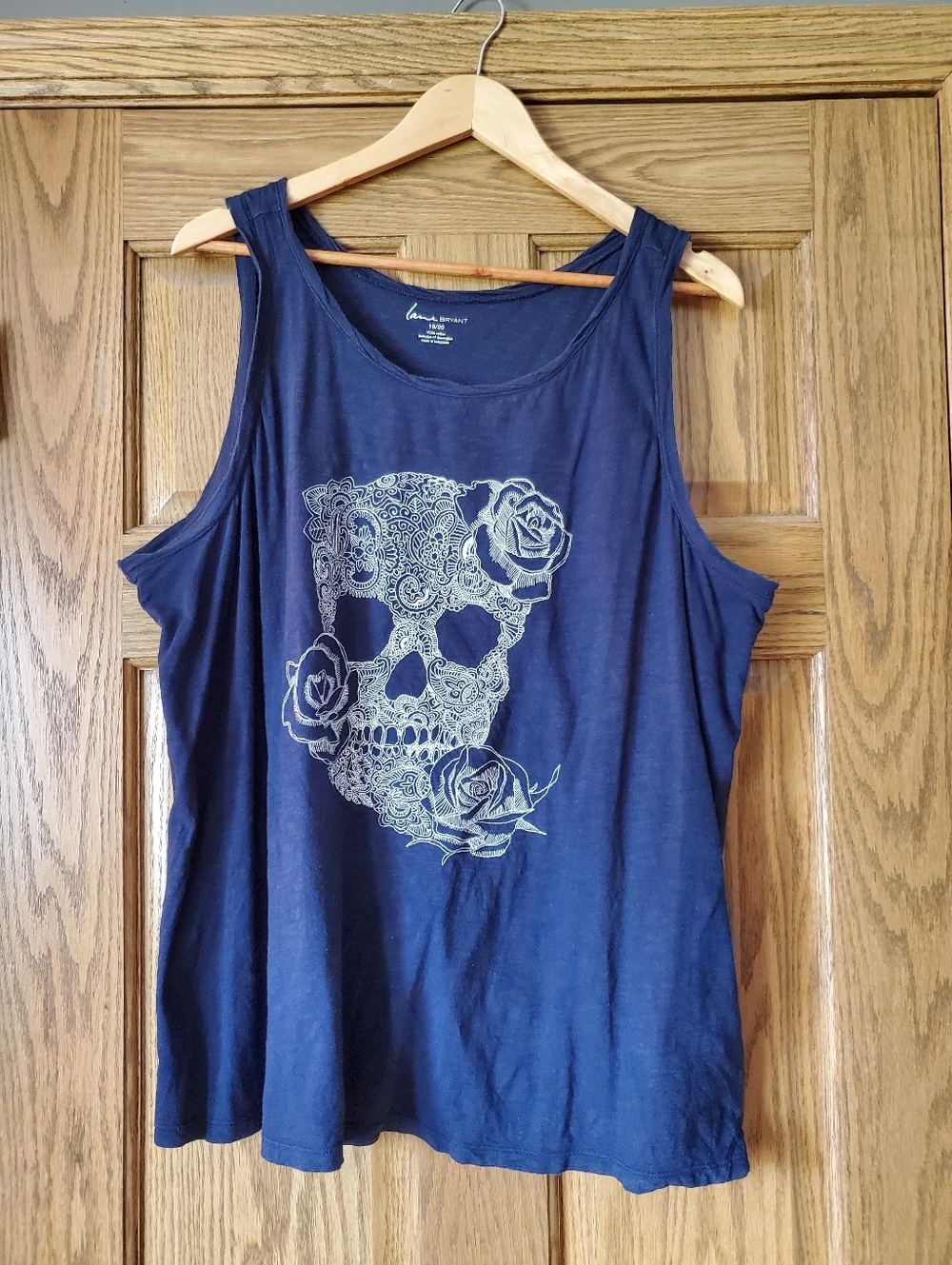 Lane Bryant Tank With Skull Print. 18/20.